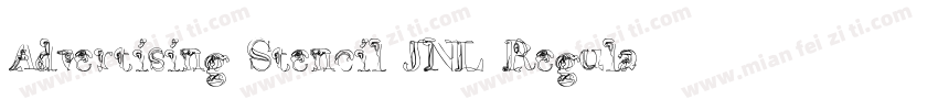 Advertising Stencil JNL Regular字体转换